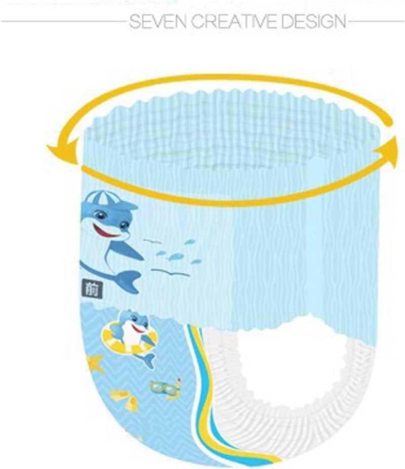 SASKATE Baby Swimming Diaper, 360 Degrees Elastic Waist Leakproof, Reusable Toddlers Swim Diaper (XXL) - Image 5